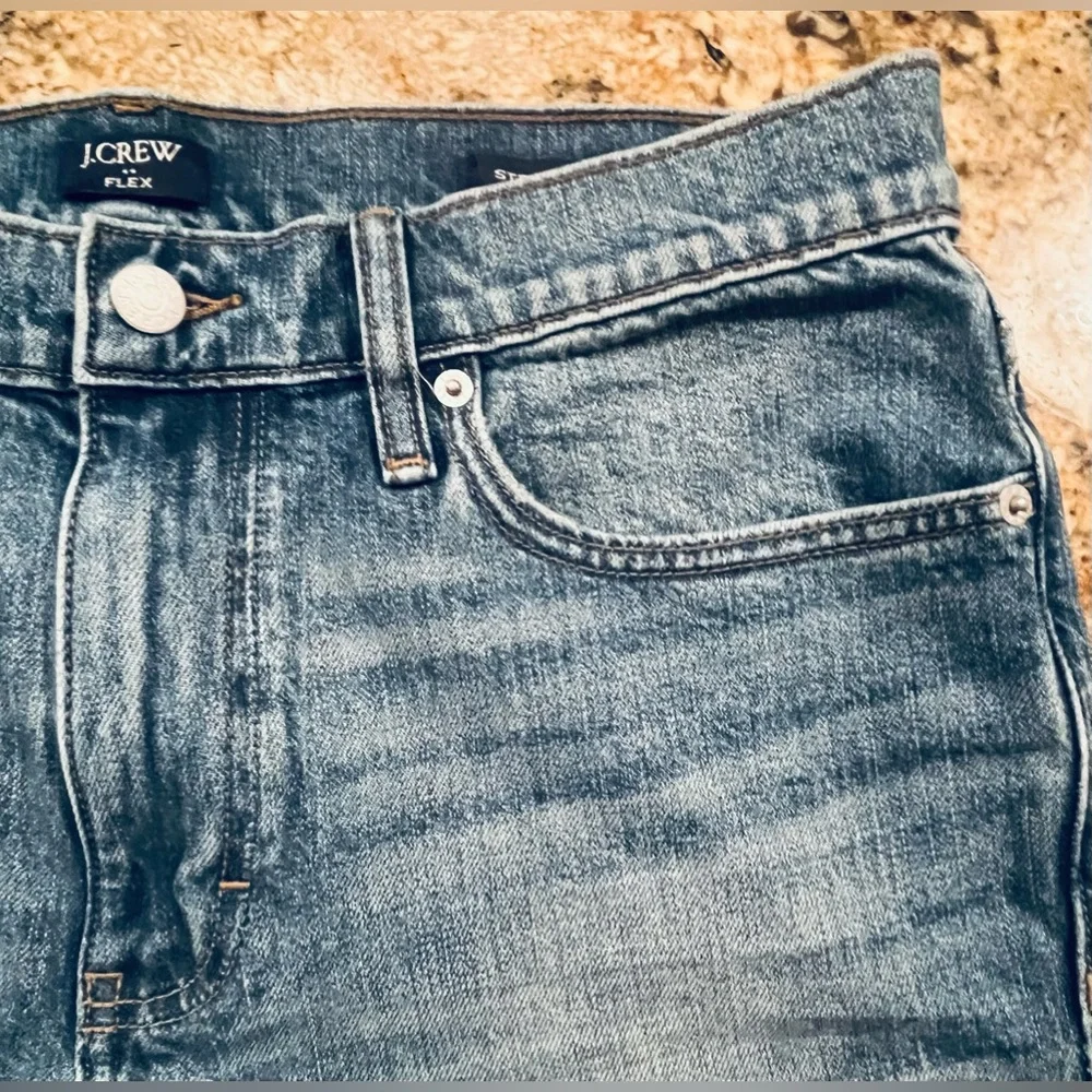 NWT J Crew Men’s Straight Fit Vintage Flex Jeans